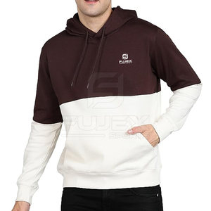 เสื้อฮู้ดผ้าเทอร์รี่สไตล์ลำลองสำหรับผู้ชายขนาดใหญ่พิเศษดีไซน์ใหม่เสื้อผ้าแฟชั่นฤดูหนาวย้อมสีล้วนพร้อมโลโก้ตามสั่ง - Product Image 1