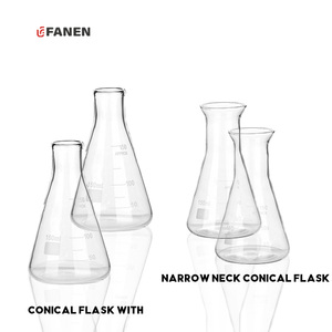Fanen Bán Buôn 250Ml Chịu Nhiệt Độ Cao Hóa Học Phòng Thí Nghiệm <span class=keywords><strong>Flask</strong></span> Tốt Nghiệp Tam Giác Thủy Tinh Hình Nón <span class=keywords><strong>Flask</strong></span> - Product Image 2