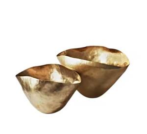 Bols de nourriture en métal de haute qualité fini antirouille, résistant à la chaleur et au lave-vaisselle bols décoratifs en métal arts indiens - Product Image 3