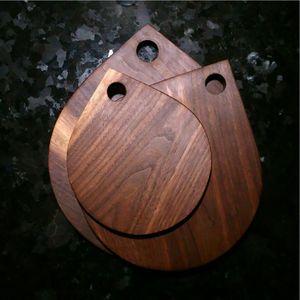 Tabla de Cortar de Madera Maciza Hecha a Mano, Tabla de Cortar Reversible para Cocina, Tabla de Pizza Minimalista en Forma de Huevo y Tabla de Madera para Carne - Product Image 4