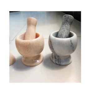 Mortero y Maja de Mármol, Utensilios de Cocina, Mortero de Granito Resistente Sin Pulir, Juego de Mortero y Maja de Mármol para Uso Farmacéutico, en Caja, Alta Demanda - Product Image 6