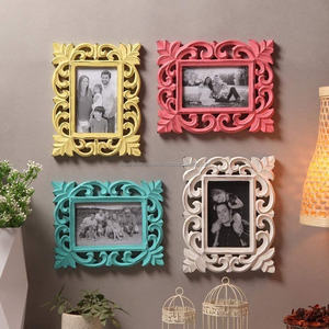 Cadre Photo en bois de conception personnalisée colorée conception à plusieurs thèmes conception de Logo personnalisé disponible - Product Image 2