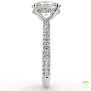 Bague de luxe en diamant de laboratoire pour femme Bijoux de mariage élégants, bague de fiançailles coûteuse - Product Image 4