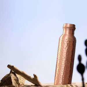 Botella de agua de cobre | 100% de cobre | A prueba de fugas | - Product Image 1