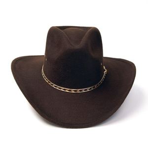 Chapeau de cowboy en cuir à logo personnalisé unisexe Chapeau pliable réversible de créateur en noir Marque privée Utilisation sportive abordable - Product Image 3