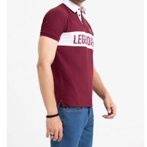 Polos à séchage rapide personnalisés de haute qualité pour hommes Style surdimensionné en tricot à manches courtes Vente directe d'usine en gros - Product Image 3