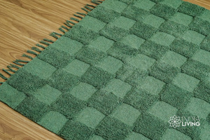 Custom Handwoven Tufted Cotton Rug for Home Living Room Bedroom Interior Decor Modern Style with OEM ODM Services - Product Image 3