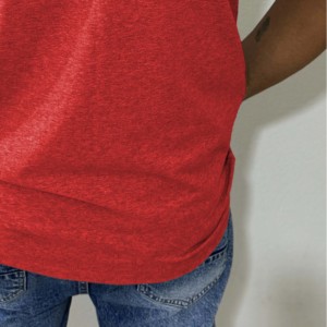 Débardeur de fitness personnalisé de haute qualité pour hommes T-Shirt de marque pour musculation Slim Fitness grande taille tricoté lavé pour les garçons - Product Image 5