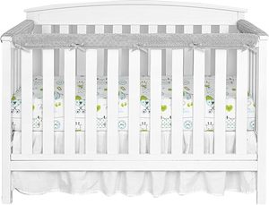 Protège-bord de lit pour bébé en coton doux avec design respirant par EAST COAST CORP - Product Image 4