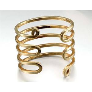 Anneaux de serviette en laiton plaqué argent, nouveau Design, Design, Design, Design, métal, or, poli, rond - Product Image 3