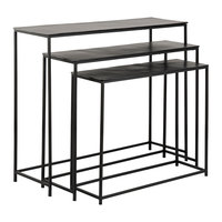 Aluminium- und Eisenkonsole Tisch einzigartiges Design handgefertigt mit Goldfinish für Wohnzimmer und Schlafzimmer