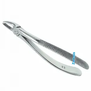 High Quality Stainless Steel Tooth Extracting Forceps Fig 17 Screw joint English pattern Made in pakisatn
