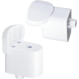 Household Plastic Microwave Oven Door Handle Kit White Replaces WB15X10276 & WB06X10943 - Product Image 2