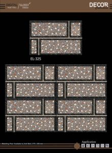 Carrelage mural en céramique anti-dérapant de qualité supérieure 250x375mm pour salle de bain cuisine décoration intérieure élégante finition haute brillance pour - Product Image 3