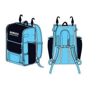 Bolsa de deporte personalizada para hombre, bolsa de béisbol y críquet con correas para los hombros y compartimento adicional para accesorios - Product Image 1