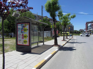 Chất Lượng Cao Hình Chữ Nhật Hình Dạng Xe Buýt Nơi Trú Ẩn Loại Mới 2 LED Di Chuyển Hệ Thống Quảng Cáo Ngoài Trời Quảng Cáo CLP Mupi Ánh Sáng Hộp - Product Image 5