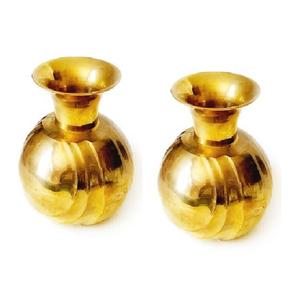 Jarrón de Flores Redondo de Metal con Acabado de Latón Antiguo, Decoración de Mesa para Festivales, Decoración del Hogar, Oficina, Boda, Material de Hierro - Product Image 6