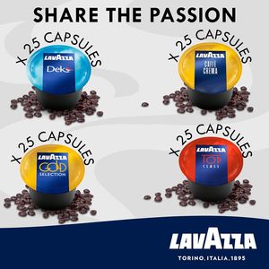 Capsules de café Lavazza Blue, assortiment varié – 100 unités, sélection Gold, décaféiné et Caffè Crema - Product Image 5