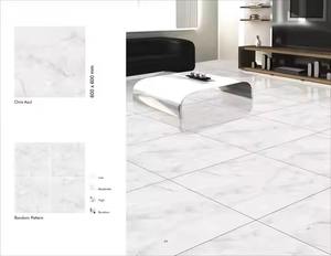 Crema Marfil กระเบื้องปูพื้นพอร์ซเลนขัดเงาดิจิทัลขนาด60x60ซม. 600x600มม. 24x24นิ้วคุณภาพสูงสำหรับอินเดีย - Product Image 3