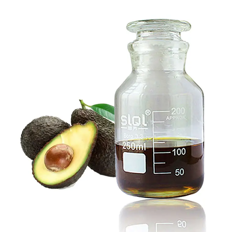 Fabriek Op Maat Gemaakt Private Label 100% Natuurlijke Avocado Beste Jonge Levende Lichaamsverzorging Gezichtsverzorging Avocado Dragerolie