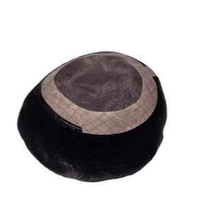 Toupet et perruque en cheveux indiens Remy Mono Base - Taz Hair BD Lace Front avec styles Deep Wave et Water Wave - Product Image 1