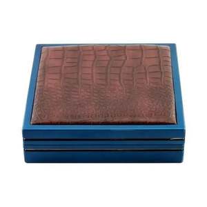 ジュエリーボックス黒と白の手で刻まれた木制ジュエリーボックス木制ジュエリーボックスパズル - Product Image 2