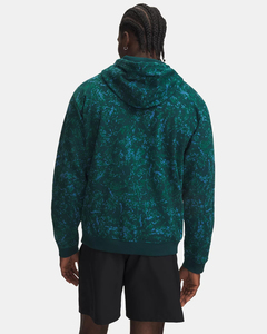Newest Design Digital Hoodie Pullover Green Blue 500 GSM Breathable 100% Cotton French Terry Casual Autumn Wear Sweatshirt - Product Image 2