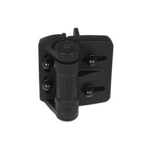 Bisagra de cierre automático D & D para puertas (TCAMA1), distancia 22-38mm, máx. do 25 kg, negro (2 uds.) - Product Image 1