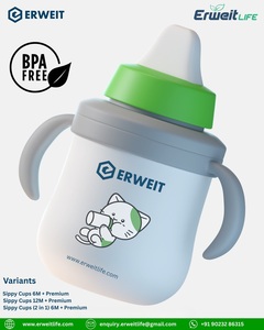 Botella de agua para bebé con aislamiento Premium 2 en 1 6M + 316 vaso de vacío de acero inoxidable tazas para sorber a largo plazo - Product Image 2