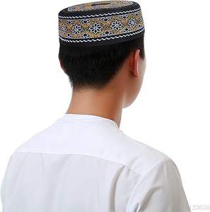 Gorras de musulmanes islámicos con estampado de diseño elegante a la moda para oraciones, viajes al aire libre, uso Taqi, mezquita árabe saudí, gorras Kofi Topi, sombreros - Product Image 5