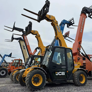 Buen trabajo, carretilla elevadora telescópica usada de 3-5 toneladas, producto FR, obras de construcción, carretilla elevadora diésel todoterreno de neumáticos sólidos 4WD, 14 Km/h 0,4 - Product Image 1