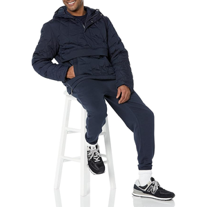 Veste d'hiver décontractée pour hommes de qualité supérieure Bomber matelassé avec capuche coupe-vent Puffer Outwear - Product Image 4