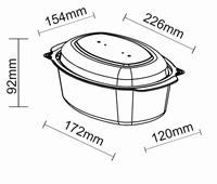 Conteneur alimentaire ovale en plastique PP avec couvercle |   Conteneur de préparation de repas résistant aux fuites, sans BPA, compatible avec le micro-ondes, avec couvercle transparent pour emporter