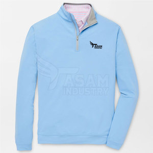 Sweat-shirts à fermeture éclair quart de tour coupe régulière pour hommes, coupe-vent, avec impression personnalisée, OEM - Product Image 6