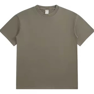 Qualité de luxe travail personnalisé vente de haute qualité 260 GSM T-Shirt impression personnalisé coton hommes t-shirt vierge pour hommes en plusieurs couleurs - Product Image 6