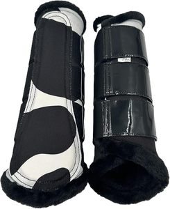 Juego de almohadillas de sillín de salto inglés personalizadas y transpirables cómodos | Diseño sublimado con doble cordón y cordones Equipo de equitación - Product Image 3