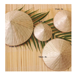 Mini chapeau conique vietnamien Non La, fait à la main, petite taille, pour voyage, souvenir, décoration - Product Image 2
