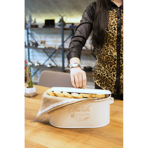 Boîte à pain en métal design imprimé dernière collection pour ustensiles de cuisine Design tendance conteneur à pain haute demande de l'Inde 2025 - Product Image 2