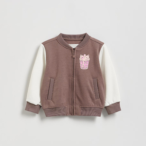Blouson aviateur pour femme, tendance, décontracté, style streetwear, fermeture éclair, vêtement d'extérieur / Blouson d'hiver pour femme, chaud, léger, élégant - Product Image 1