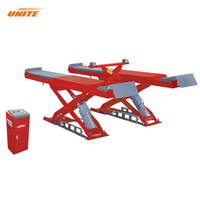 Ascenseur de voiture hydraulique certifié CE 3.5 T Capacité U-C35 élévateur à ciseaux avec alignement des roues pour une utilisation en garage à domicile
