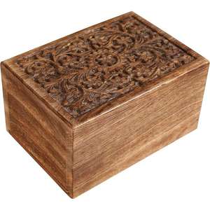 Personnalisation en gros boîte à souvenirs en bois naturel solide crémation adultes urnes humaines mémorial funérailles crémation animaux de compagnie urnes humaines - Product Image 3