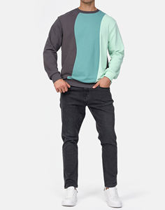 Fabricante de Ropa, Sudadera al por Mayor, Mezcla de Algodón de Alto Gramaje, Cuello Redondo, Sudadera con Capucha para Hombre - Product Image 2