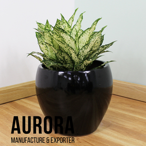 Jarrones de cerámica para interiores hechos a mano directamente vietnamitas de fábrica para decoración del hogar, accesorios de jardín, embalaje privado disponible - Product Image 3