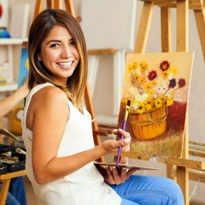 6 pinceles para acuarela, pintura al óleo y accesorios de maquillaje - Product Image 2