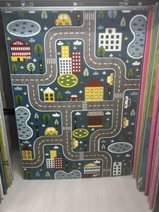 Las mejores alfombras de poliéster ecológicas de alta calidad de la tienda de alfombras, área de transferencia de patrón abstracto moderno personalizable - Product Image 6