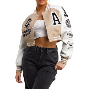 High Quality Custom LOGO Letterman Jackets Wholesale Men Baseball Jackets Winter <b>Clothes</b> Letterman Jackets - Product Image 1