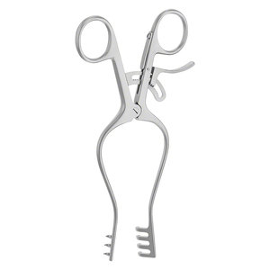 RNTNE 165 mm 6.12 \ "écarteur chirurgical 3x4 broches manuel puissance Sharp réutilisable Adson écarteur hôpital utilisation métal acier matériel - Product Image 3