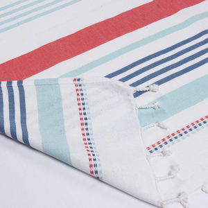 Hot Summer Sales 100% Cotton 200 GSM Yarn Dyed Dobby Design <b>Beach</b> <b>Towels</b> with 2 Sides Fringes 70x170 CMS Woven Made in India - Product Image 5