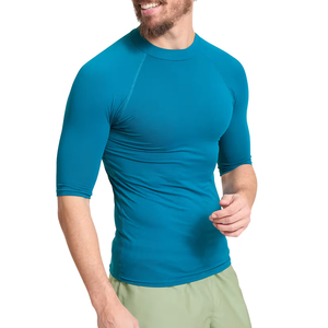 ชุดป้องกันผดผื่นแห้งเร็วสำหรับผู้ชายใช้ออกกำลังกายในยิมและวิ่งดีไซน์แบบถัก - Product Image 2