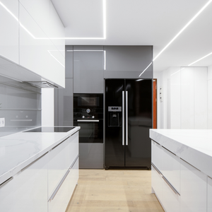 Bán thành phẩm 14.5x200 cm Bảng điều khiển thương mại ánh sáng dẫn thiết kế với thạch cao fiberboard nhôm hồ sơ - Product Image 4